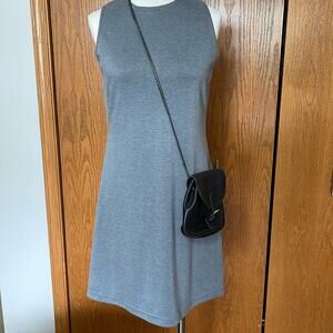Mariani Heather Gray High Neck Tank Dress Size M